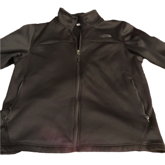 The North Face size XL black jacket zip front fleece lined pockets - Picture 1 of 13